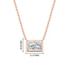 Load image into Gallery viewer, 3-ct-east-west-radiant-cut-bezel-diamond-pendant-in-rose-gold-fdpd11763raangle1-3.00ct-nl-rg-hw.jpg