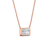 Load image into Gallery viewer, 3-ct-east-west-radiant-cut-bezel-diamond-pendant-in-rose-gold-fdpd11763raangle3-3.00ct-nl-rg.jpg
