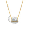 Load image into Gallery viewer, 3-ct-east-west-radiant-cut-bezel-diamond-pendant-in-yellow-gold-fdpd11763raangle1-3.00ct-nl-yg-hw.jpg