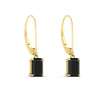Load image into Gallery viewer, 3-ct-emerald-cut-black-diamond-drop-earrings-in-yellow-gold-fdear11236emgblackangle3-3.00ct-nl-yg.jpg?v=1765364324