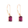 Load image into Gallery viewer, 3-ct-emerald-cut-pink-sapphire-drop-earrings-in-rose-gold-fdear11236emgsadrpiangle3-3.00ct-nl-rg.jpg?v=1765364324