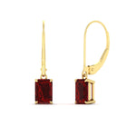 Load image into Gallery viewer, 3-ct-emerald-cut-ruby-drop-earrings-in-yellow-gold-fdear11236emgrudrangle1-3.00ct-nl-yg.jpg?v=1765364324