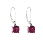 Load image into Gallery viewer, 3-ct-leverback-cushion-cut-pink-sapphire-drop-earrings-in-white-gold-fdear11236cugsadrpiangle3-3.00ct-nl-wg.jpg?v=1765359804