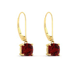 Load image into Gallery viewer, 3-ct-leverback-cushion-cut-ruby-drop-earrings-in-yellow-gold-fdear11236cugrudrangle3-3.00ct-nl-yg.jpg?v=1765359805