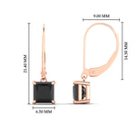 Load image into Gallery viewer, 3-ct-princess-cut-black-diamond-leverback-dangle-earrings-in-rose-gold-fdear11236prgblackangle4-3.00ct-nl-rg-hw.jpg?v=1765510595