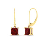 Load image into Gallery viewer, 3-ct-princess-cut-ruby-leverback-dangle-earrings-in-yellow-gold-fdear11236prgrudrangle1-3.00ct-nl-yg.jpg?v=1765510595