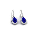 Load image into Gallery viewer, 3-ct.-pear-shaped-sapphire-with-halo-diamond-lever-back-earrings-in-white-gold-FDEAR-11235PEGSABLANGLE1-3.00CT-NL-WG.jpg