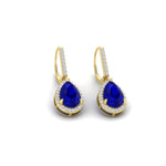 Load image into Gallery viewer, 3-ct.-pear-shaped-sapphire-with-halo-diamond-lever-back-earrings-in-yellow-gold-FDEAR-11235PEGSABLANGLE1-3.00CT-NL-YG.jpg
