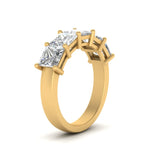 Load image into Gallery viewer, 3-ct.-princess-cut-five-stone-diamond-ring-in-yellow-gold-FD8008PRB-3.00CT-NL-YG.jpg