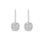 Load image into Gallery viewer, 3-ctw-halo-cushion-diamond-earring-lever-back-in-white-gold-FDEAR-11235CU-3.00CT-NL-WG.jpg