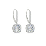 Load image into Gallery viewer, 3-ctw-halo-cushion-diamond-earring-lever-back-in-white-gold-FDEAR-11235CU-3.00CT-NL-WG.jpg