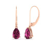 Load image into Gallery viewer, 3-ctw.-pink-sapphire-pear-shape-drop-earrings-lever-back-in-rose-gold-FDEAR11236PEGSADRPI-3.00CT-NL-RG.jpg