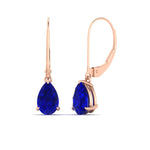 Load image into Gallery viewer, 3-ctw.-sapphire-pear-shape-drop-earrings-lever-back-in-rose-gold-FDEAR11236PEGSABL-3.00CT-NL-RG.jpg