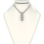 Load image into Gallery viewer, 3-diamond-drop-pendant-necklace-in-14K-FDPD11293-0.30CT-NL-WG
