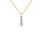 Load image into Gallery viewer, 3-diamond-drop-pendant-necklace-in-14K-yellow-gold-FDPD1090-NL-YG.jpg?v=1768450831