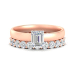 Load image into Gallery viewer, 3-mm-emerald-cut-solitaire-ring-with-eternity-band-in-rose-gold-fdens11590emsleep-3.00mm-nl-rg_d1f1953c-813b-4d2d-8798-d53df56908b0.jpg?v=1760334060