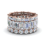Load image into Gallery viewer, 3-piece-stack-eternity-band-in-14K-rose-gold-FD8474B-NL-RG.jpg