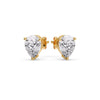 Load image into Gallery viewer, One Carat Diamond Pear Cut 3 Prong Earring