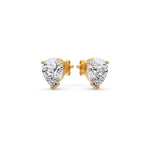 Load image into Gallery viewer, One Carat Diamond Pear Cut 3 Prong Earring