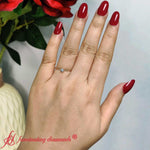 Load image into Gallery viewer, 3-prong-round-blue-topaz-tiny-band-ring-in-14k-yellow-gold-fd9389-8