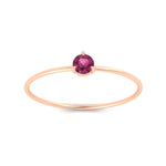 Load image into Gallery viewer, 3-prong-round-pink-sapphire-tiny-band-ring-in-rose-gold-fd9389gsadrpiangle5-nl-rg.jpg?v=1756441995