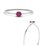 Load image into Gallery viewer, 3-prong-round-pink-sapphire-tiny-band-ring-in-white-gold-fd9389gsadrpiangle3-nl-wg.jpg?v=1756441995