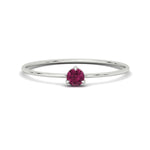 Load image into Gallery viewer, 3-prong-round-pink-sapphire-tiny-band-ring-in-white-gold-fd9389gsadrpisleep-nl-wg.jpg?v=1756441995