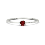 Load image into Gallery viewer, 3-prong-round-ruby-tiny-band-ring-in-white-gold-fd9389grudrsleep-nl-wg.jpg?v=1756441995