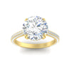 Load image into Gallery viewer, 3-row-pave-round-cut-diamond-engagement-ring-in-yellow-gold-fd11517ror-nl-yg