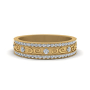 3-row-vine-vintage-diamond-wedding-ring-in-yellow-gold-FDB8627-NL-YG