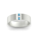 Load image into Gallery viewer, 3-stone-blue-topaz-wedding-anniversary-band-for-men-in-white-gold-fdm8111bgicbltoangle5-nl-wg.jpg