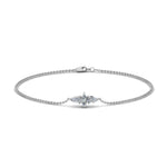 Load image into Gallery viewer, 3-stone-bracelet-for-mom-in-FD-BRC8692MD-NL-WG