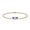 Load image into Gallery viewer, 3-stone-bracelet-for-mothers-with-sapphire-in-yellow-gold-FDBRC8693GSABLMDANGLE2-NL-YG