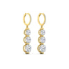 Load image into Gallery viewer, 3-stone-diamond-drop-dangle-huggies-in-yellow-gold-fdear11672angle4-nl-yg