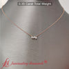 Load image into Gallery viewer, 3-stone-diamond-pendant-in-rose-gold-fdpd11019-fancyneck