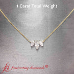 Load image into Gallery viewer, 3-stone-marquise-diamond-necklace-chain-in-yellow-gold-fdpd11096-fancy2-nl-yg