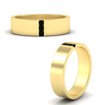 Load image into Gallery viewer, 3 Stone Mens Flat Gemstone Band