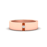 Load image into Gallery viewer, 3-stone-orange-sapphire-wedding-anniversary-band-for-men-in-rose-gold-fdm8111bgsaor-nl-rg.jpg