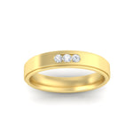 Load image into Gallery viewer, 3-stone-round-channel-set-mens-wedding-ring-in-yellow-gold-fdm10340roangle5-nl-yg