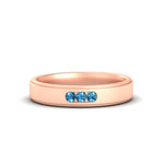 Load image into Gallery viewer, 3-stone-round-ice-blue-topaz-channel-set-mens-wedding-ring-in-rose-gold-fdm10340rogicblto-nl-rg