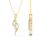 Load image into Gallery viewer, 3-stone-swirl-diamond-pendant-in-yellow-gold-FDPD11482ANGLE2-NL-YG
