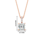 Load image into Gallery viewer, 3.00-ct-asscher-cut-pave-diamond-bail-pendant-in-rose-gold-fdpd11636asangle1-8.00mm-nl-rg-hw.jpg?v=1769514551