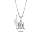 Load image into Gallery viewer, 3.00-ct-asscher-cut-pave-diamond-bail-pendant-in-white-gold-fdpd11636asangle1-8.00mm-nl-wg-hw.jpg?v=1769514551