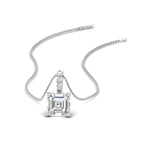 Load image into Gallery viewer, 3.00-ct-asscher-cut-pave-diamond-bail-pendant-in-white-gold-fdpd11636assleep-8.00mm-nl-wg.jpg?v=1769514551