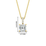 Load image into Gallery viewer, 3.00-ct-asscher-cut-pave-diamond-bail-pendant-in-yellow-gold-fdpd11636asangle1-8.00mm-nl-yg-hw.jpg?v=1769514552