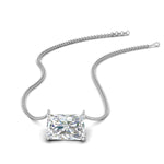 Load image into Gallery viewer, 3.00-ct-horizontal-radiant-diamond-solitaire-pendant-in-white-gold-fdpd10700rasleep-3.00ct-nl-wg.jpg?v=1768298139