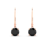 Load image into Gallery viewer, 3.00-ct-round-cut-black-diamond-leverback-dangle-earrings-in-rose-gold-fdear11236rogblackangle2-3.00ct-nl-rg.jpg?v=1768373575