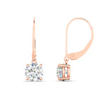 Load image into Gallery viewer, 3.00-ct-round-cut-diamond-leverback-dangle-earrings-in-rose-gold-fdear11236roangle4-3.00ct-nl-rg.jpg?v=1768373575