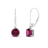 Load image into Gallery viewer, 3.00-ct-round-cut-pink-sapphire-leverback-dangle-earrings-in-white-gold-fdear11236rogsadrpiangle1-3.00ct-nl-wg.jpg?v=1768373575