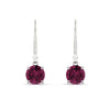Load image into Gallery viewer, 3.00-ct-round-cut-pink-sapphire-leverback-dangle-earrings-in-white-gold-fdear11236rogsadrpiangle2-3.00ct-nl-wg.jpg?v=1768373575